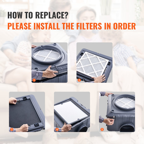VEVOR Universal HEPA Filter for Air Purifier Wayfair